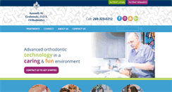 Desktop Screenshot of grabowskiortho.com